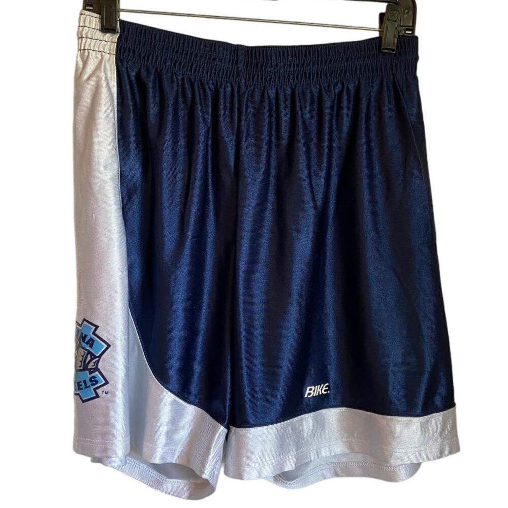 Sporty Bike Tar Heels Basketball Shorts Size L Elastic Waist Collegiate